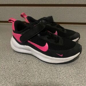 Nike Star Runner 4 Kids Shoes Black Hyper Pink White Toddler Size 8C